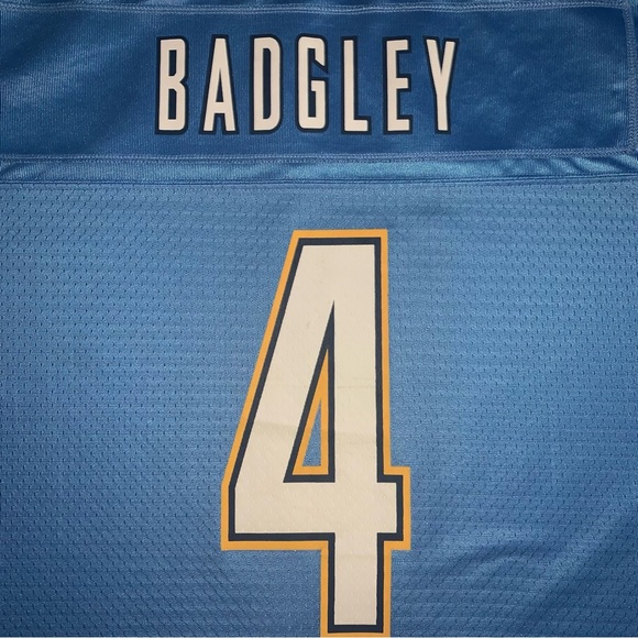SOLD NFL Pro Line Michael Badgley Los Angeles Chargers #4 Powder Blue Jersey 2XL - Picture 7 of 7